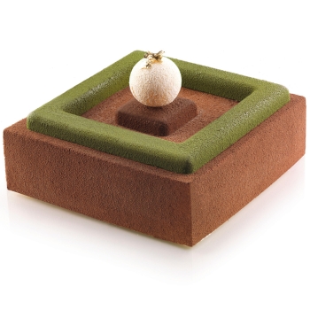 MOULE INSERT DECOR CARRE DOUBLE FACE SILIKOMART